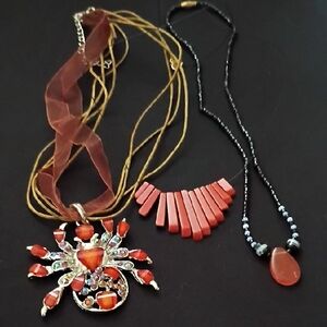 3 PIECE NECKLACE PENDANT BUNDLE